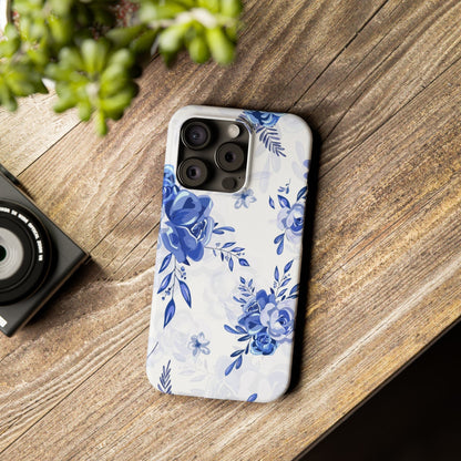 French Blue and White Toille, Slim Phone Cases, Case-Mate IPHONE16 and all sizes