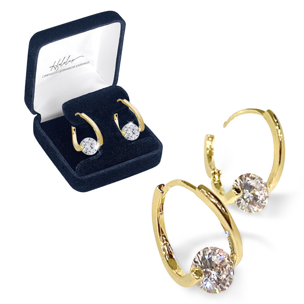 🔥LAST DAY SALE-80% OFF 丨CZTICLE®Lymphvity MagneTherapy Germanium Earrings